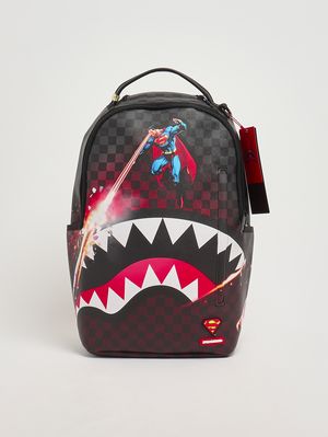1. Children's faux leather backpack Brown-Red