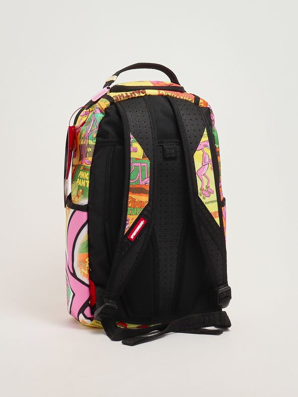 2. Girl's faux leather backpack Pink-Yellow Sprayground 910b7005nsz