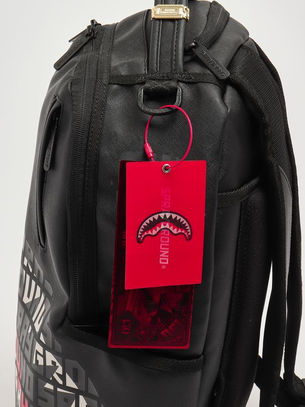 4. Kids' faux leather backpack Black Sprayground 910b6251nsz
