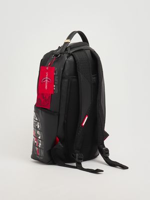 2. Kids' faux leather backpack Black