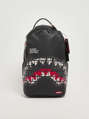 1. Kids' faux leather backpack Black