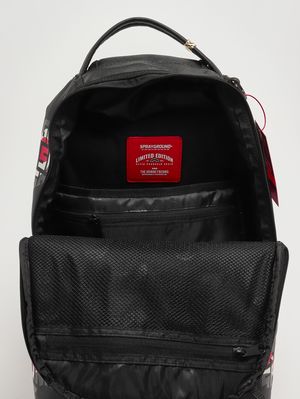 3. Kids' faux leather backpack Black