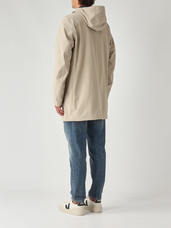 4. Veste homme Marlyn Bonded en tissu stretch imperméable Beige K-Way k7126uw