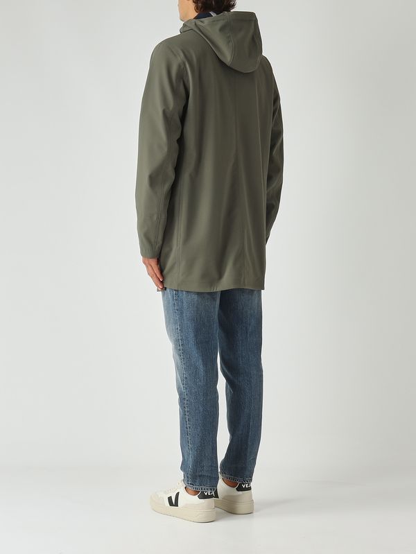 4. Veste homme Marlyn Bonded en tissu stretch imperméable Militaire K-Way k7126uw