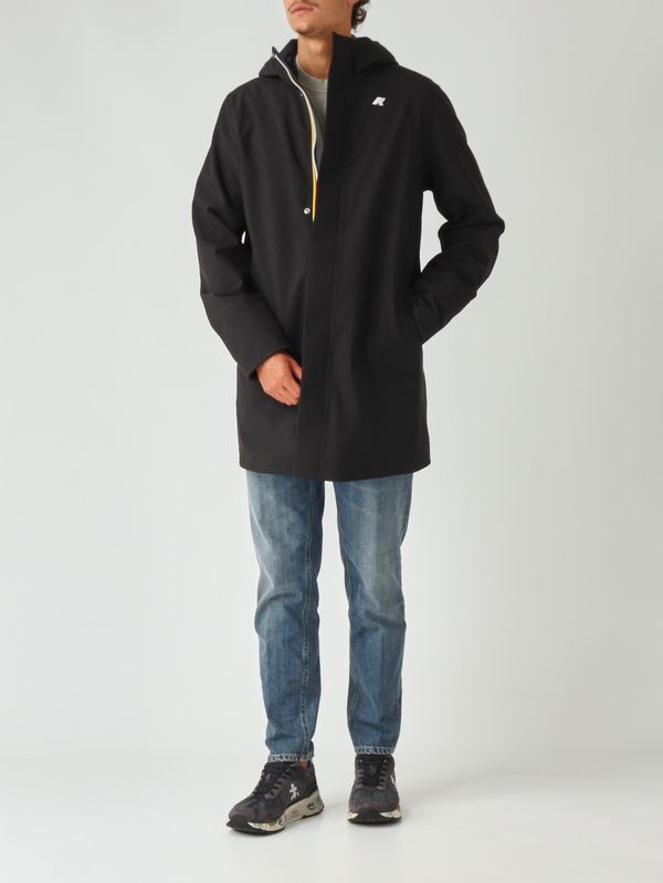 2. Veste homme Marlyn Bonded en tissu stretch imperméable Noir K-Way k7126uw