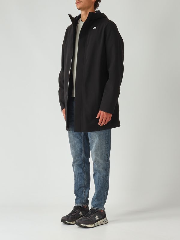 3. Veste homme Marlyn Bonded en tissu stretch imperméable Noir K-Way k7126uw