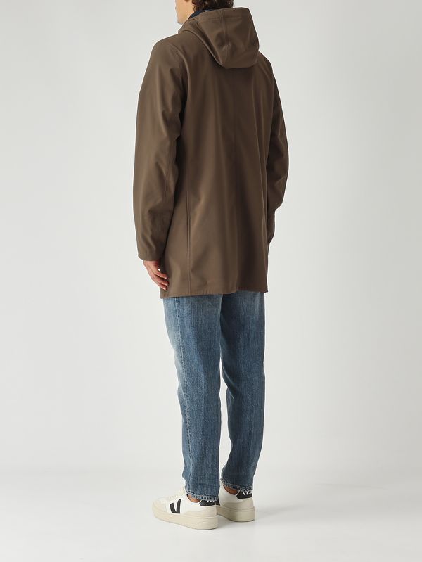 4. Veste homme Marlyn Bonded en tissu stretch imperméable Olive K-Way k7126uw