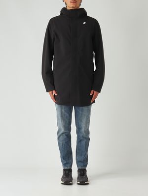 Men's Marlyn Bonded jacket in waterproof stretch fabric Black K-Way