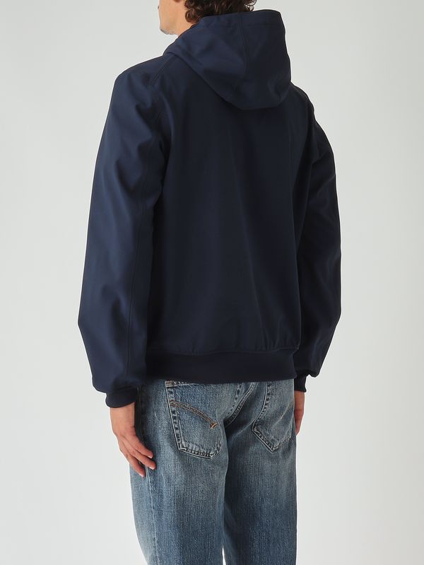 4. Veste homme Joachim Bonded en tissu stretch imperméable Marine K-Way k3135kw