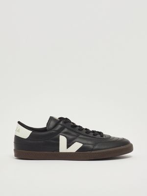 Panenka O.T. leather sneakers for men Black-White Veja