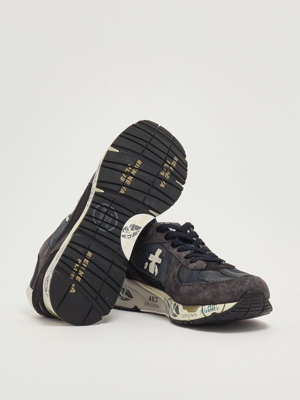 4. Mase 7819 suede and nylon sneakers for men Navy Premiata mas07819