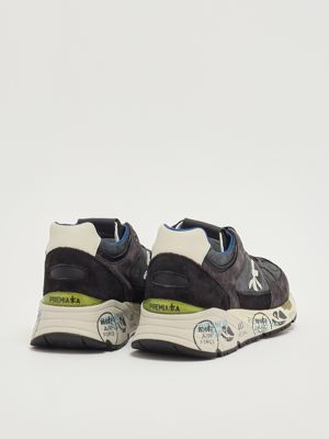 3. Mase 7819 suede and nylon sneakers for men Navy