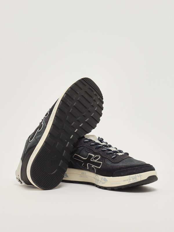 8. Nous 7726 suede and nylon sneakers for men Navy Premiata nou07726