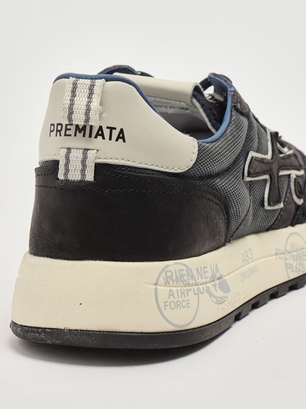 10. Nous 7726 suede and nylon sneakers for men Navy Premiata nou07726