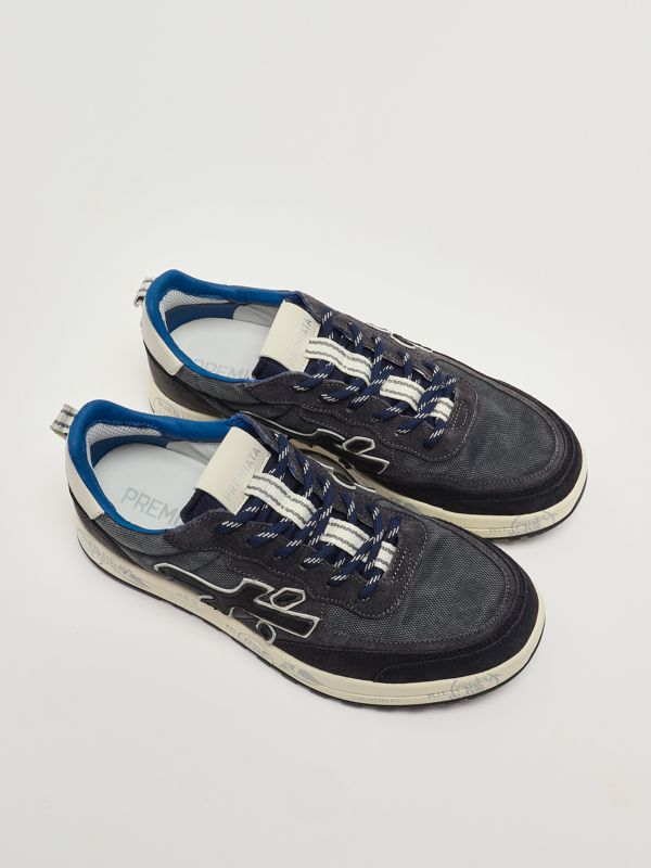 3. Nous 7726 suede and nylon sneakers for men Navy Premiata nou07726
