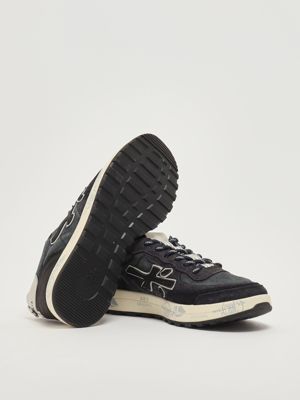 8. Nous 7726 suede and nylon sneakers for men Navy