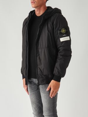 3. Recycled Crinkle Reps nylon jacket for men Black