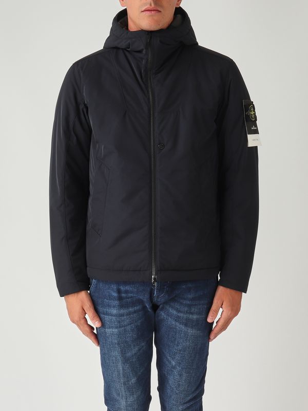 Micro nylon twill jacket for men k2s154100047s0026 Navy blue