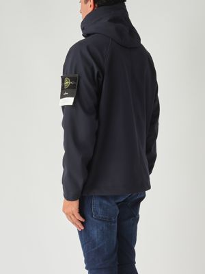 3. Stretch soft shell parka for men Navy blue