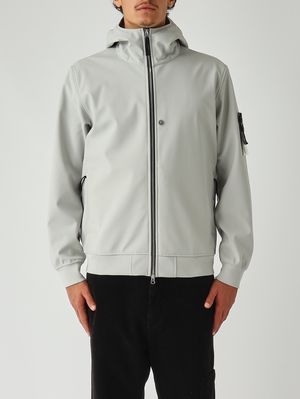 STONE  2021AW garment jacket サイズM SS07 STONE ISLAND GARMENT DYED RESINED FLAX TECHNICAL JACKET