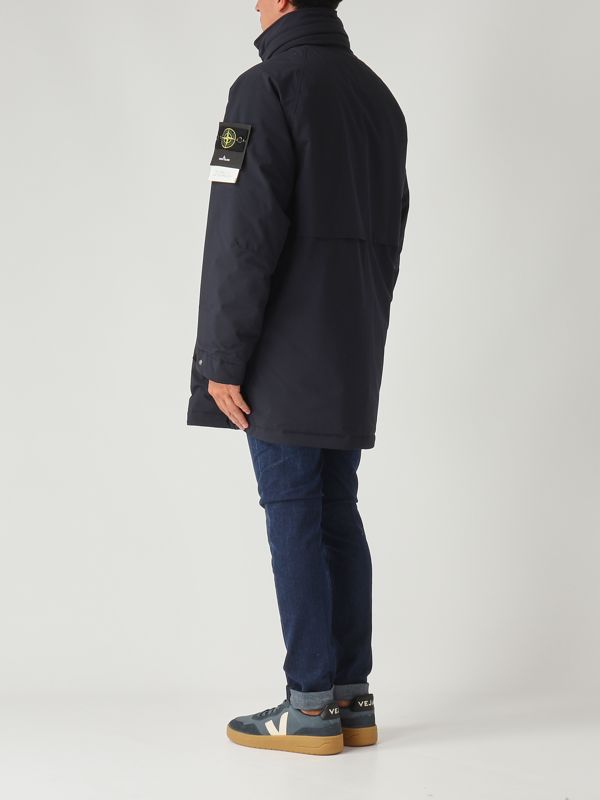 4. Cappotto uomo in soft shell stretch Navy Stone Island k2s15710002s0a27