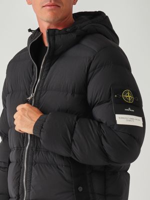 4. Piumino uomo in nylon leggero stretch Nero