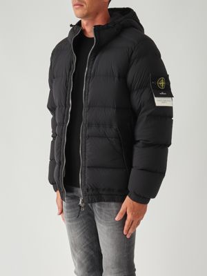 2. Piumino uomo in nylon leggero stretch Nero