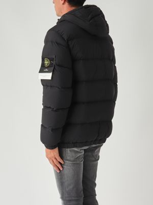 3. Piumino uomo in nylon leggero stretch Nero