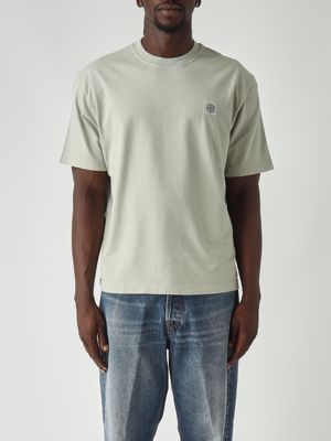 Fay stretch cotton T-shirt with breast pocket for men