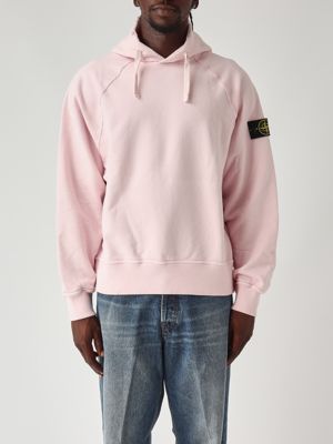 1. Sudadera de hombre de algodón orgánico perchado Rosa