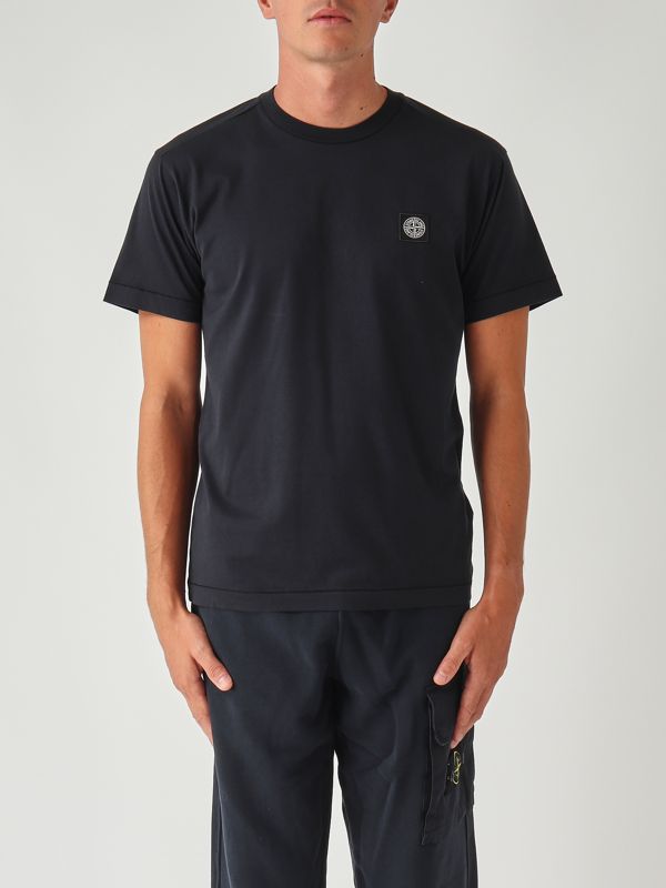 1. Herren T-Shirt aus 60/2-Baumwoll-Jersey Marine Stone Island k2s152100027s0013