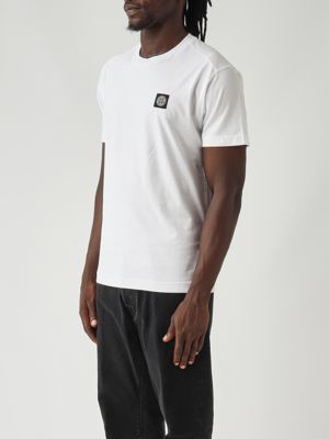 3. Herren T-Shirt aus 60/2-Baumwoll-Jersey Optisch Weiß