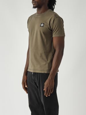 3. Herren T-Shirt aus 60/2-Baumwoll-Jersey Militär