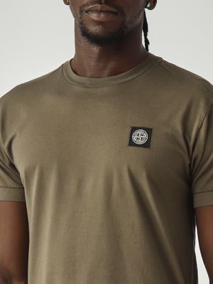 5. Herren T-Shirt aus 60/2-Baumwoll-Jersey Militär