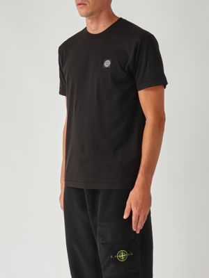 2. Herren T-Shirt aus 60/2-Baumwoll-Jersey Schwarz