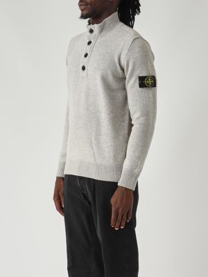 3. Maglia uomo in misto lana d'agnello e nylon Grigio Melange
