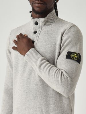 5. Maglia uomo in misto lana d'agnello e nylon Grigio Melange