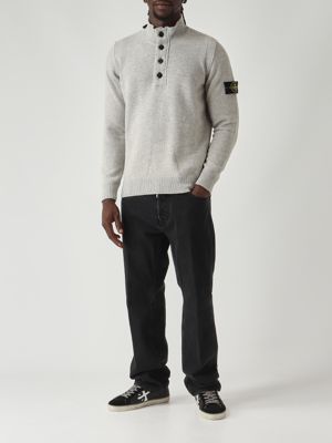 2. Maglia uomo in misto lana d'agnello e nylon Grigio Melange