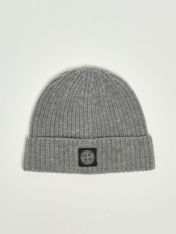 1. Cappello uomo in lana Cemento Melange Stone Island k2s15n100012s00b4