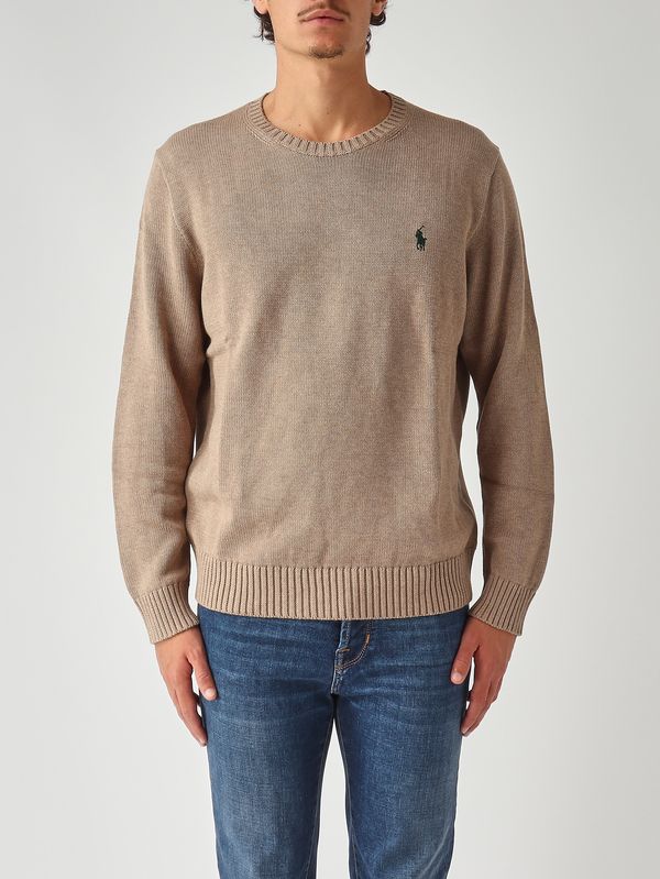 1. Maglia uomo in cotone Bronzo Melange Polo Ralph Lauren 710810846