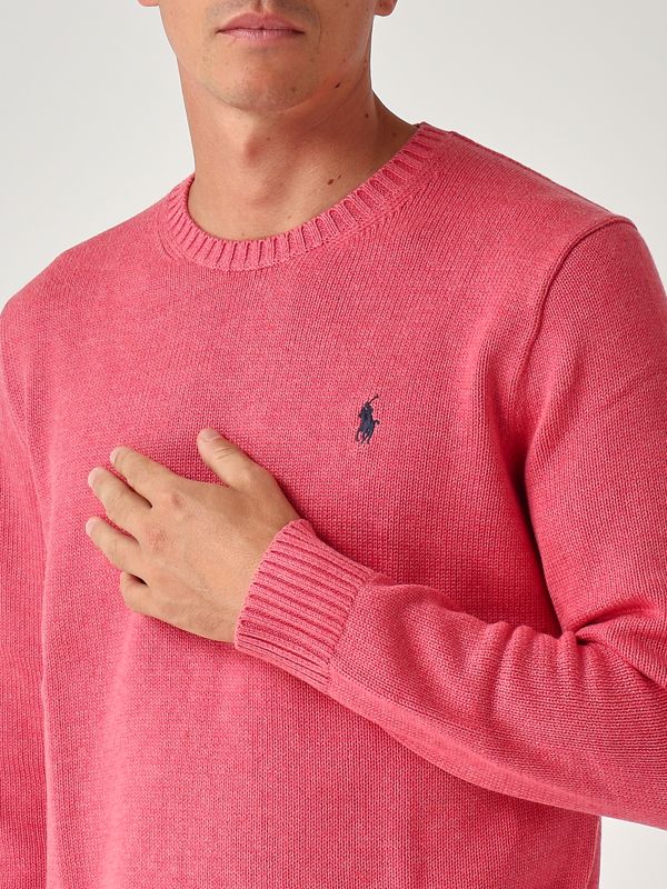5. Maglia uomo in cotone Corallo Polo Ralph Lauren 710810846
