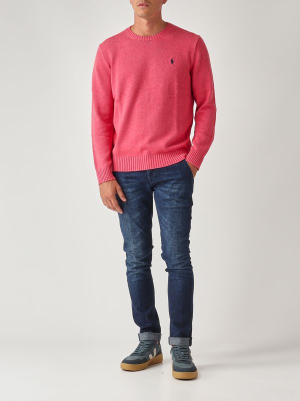 2. Maglia uomo in cotone Corallo Polo Ralph Lauren 710810846