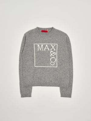 Pull en laine mélangée pour fille Gris Max & Co. KID