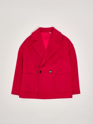 Girl's wool coat Red Max & Co. KID