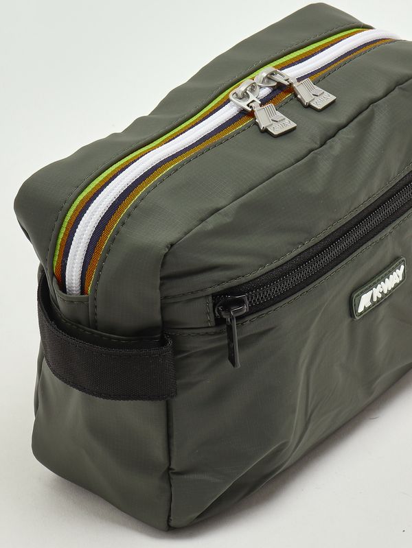 4. Pochette uomo Demu in nylon Militare K-Way k4127tw