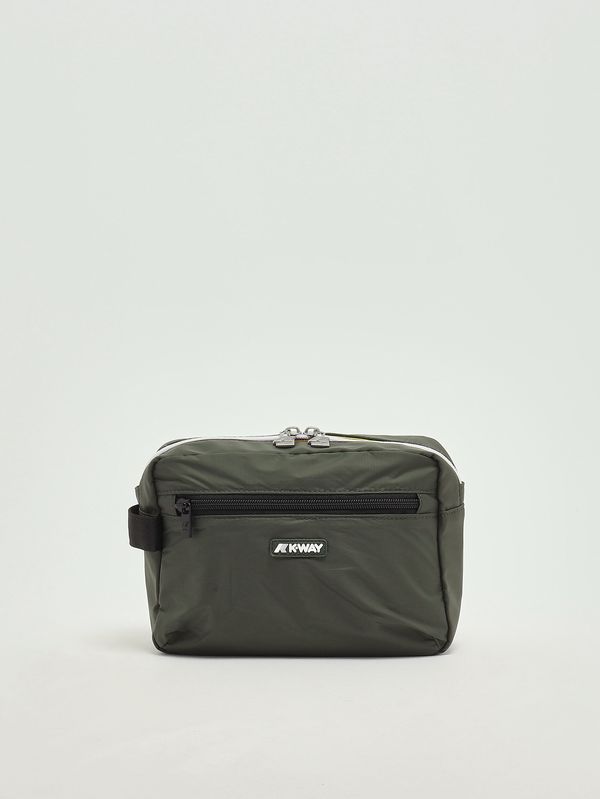 1. Pochette uomo Demu in nylon Militare K-Way k4127tw