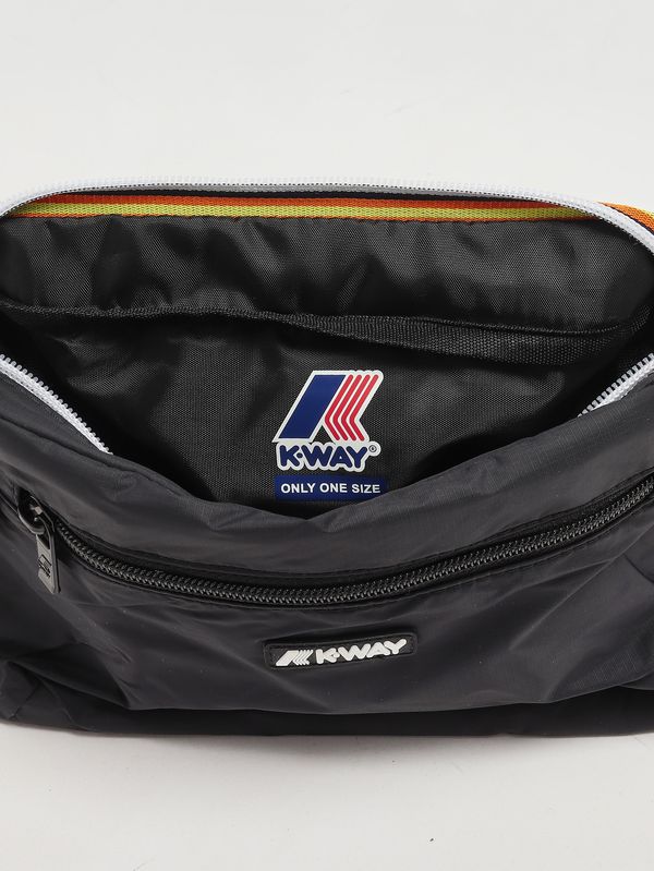 3. Pochette uomo Demu in nylon Nero K-Way k4127tw