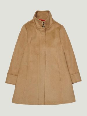 Girls' wool-blend coat Camel Max & Co. KID
