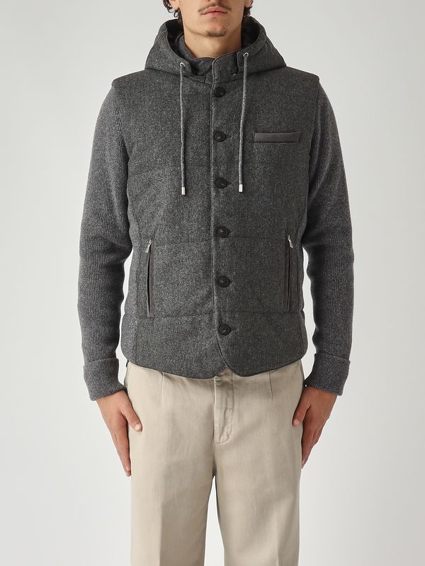 Men's wool jacket 2319151303 Gray | Caposerio.com