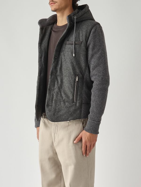 3. Veste en laine pour homme Gris Gran Sasso 2319151303